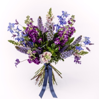 Seasonal Wild Bouquet Lavenders Pinks Purples